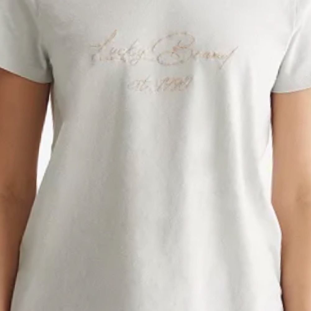 Lucky Brand Size S embroidered classic est 1990